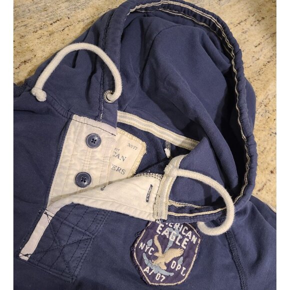 Vintage Fit American Eagle Outfitters Men's M  Reverse Weave Hoodie Sweatshirt - Picture 9 of 16